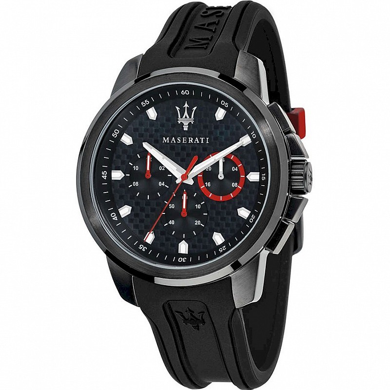 Maserati Sfida R8851123007 | Черен часовник за мъже